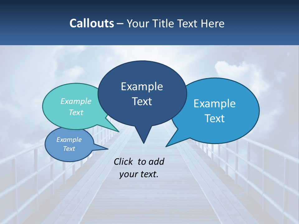 Stairway Holy Light PowerPoint Template