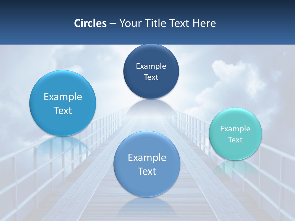 Stairway Holy Light PowerPoint Template