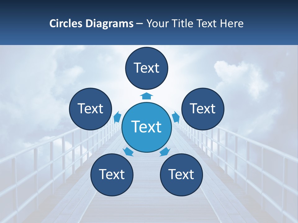 Stairway Holy Light PowerPoint Template