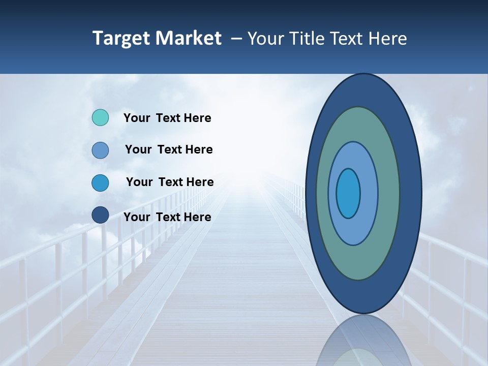 Stairway Holy Light PowerPoint Template