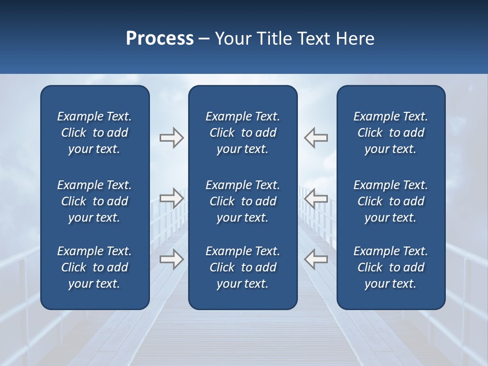 Stairway Holy Light PowerPoint Template