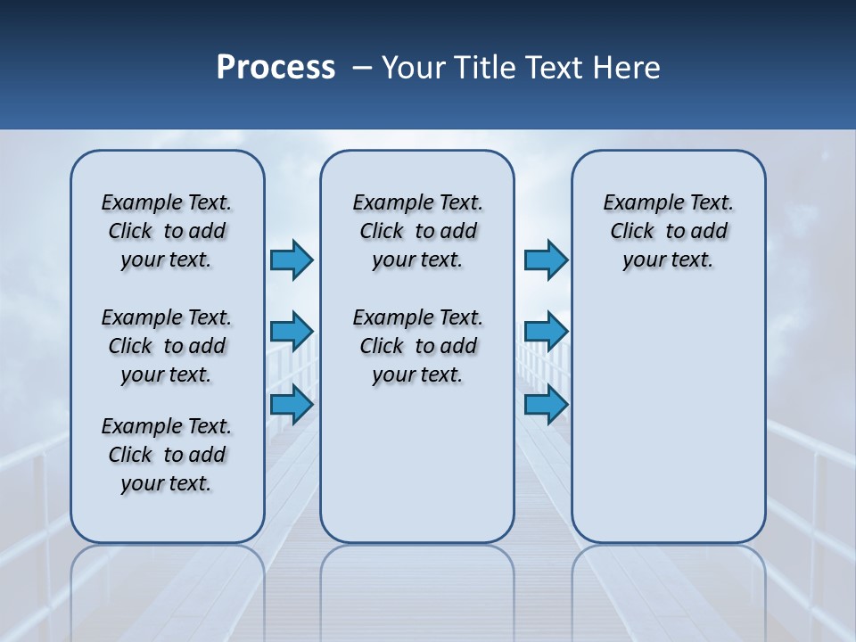 Stairway Holy Light PowerPoint Template