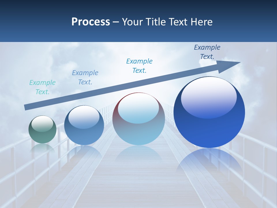 Stairway Holy Light PowerPoint Template