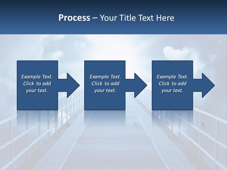 Stairway Holy Light PowerPoint Template