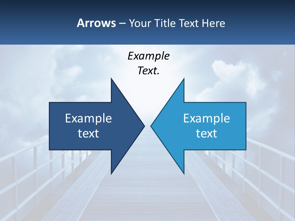 Stairway Holy Light PowerPoint Template