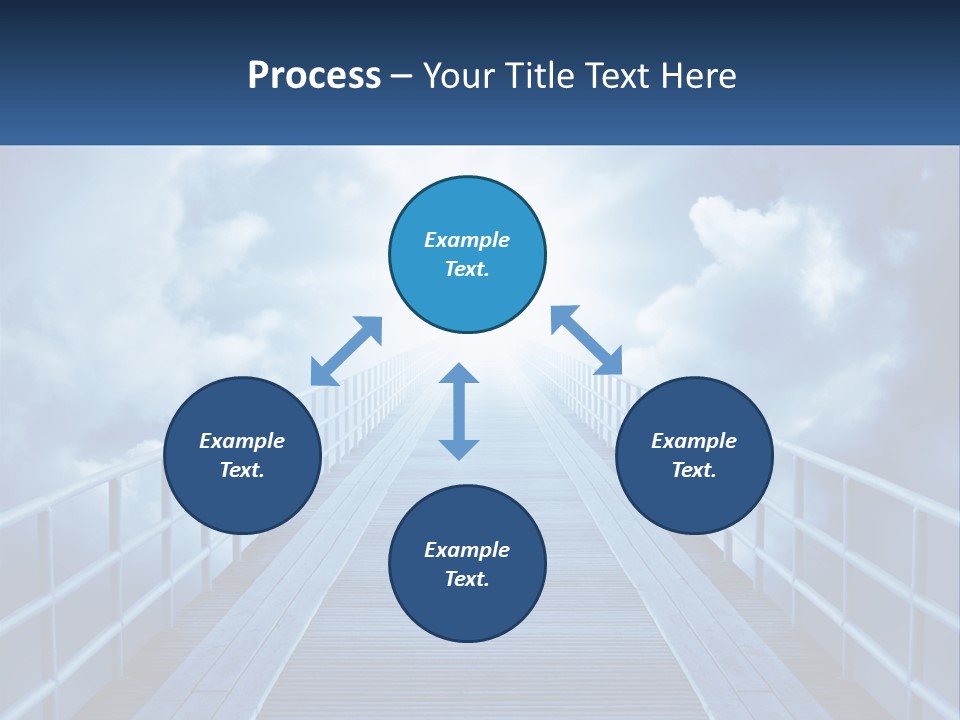 Stairway Holy Light PowerPoint Template