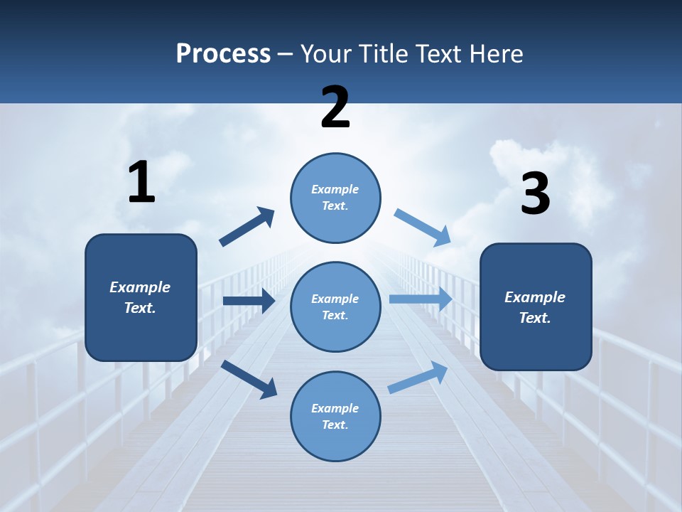 Stairway Holy Light PowerPoint Template