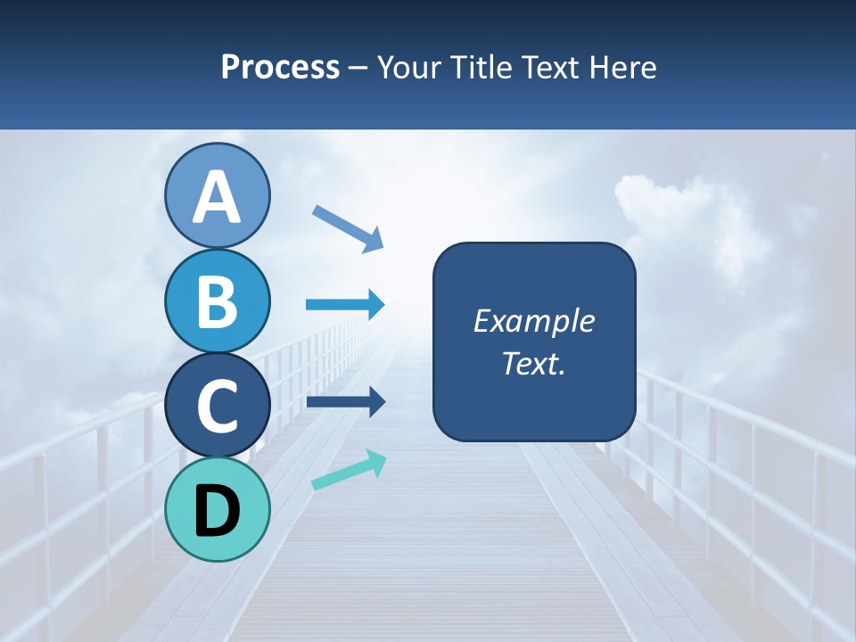 Stairway Holy Light PowerPoint Template