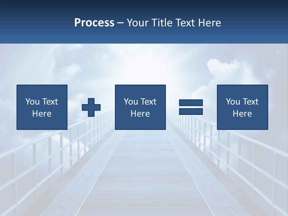 Stairway Holy Light PowerPoint Template