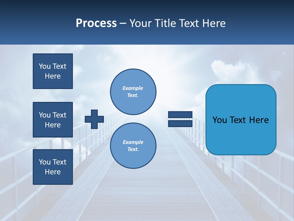 Stairway Holy Light PowerPoint Template