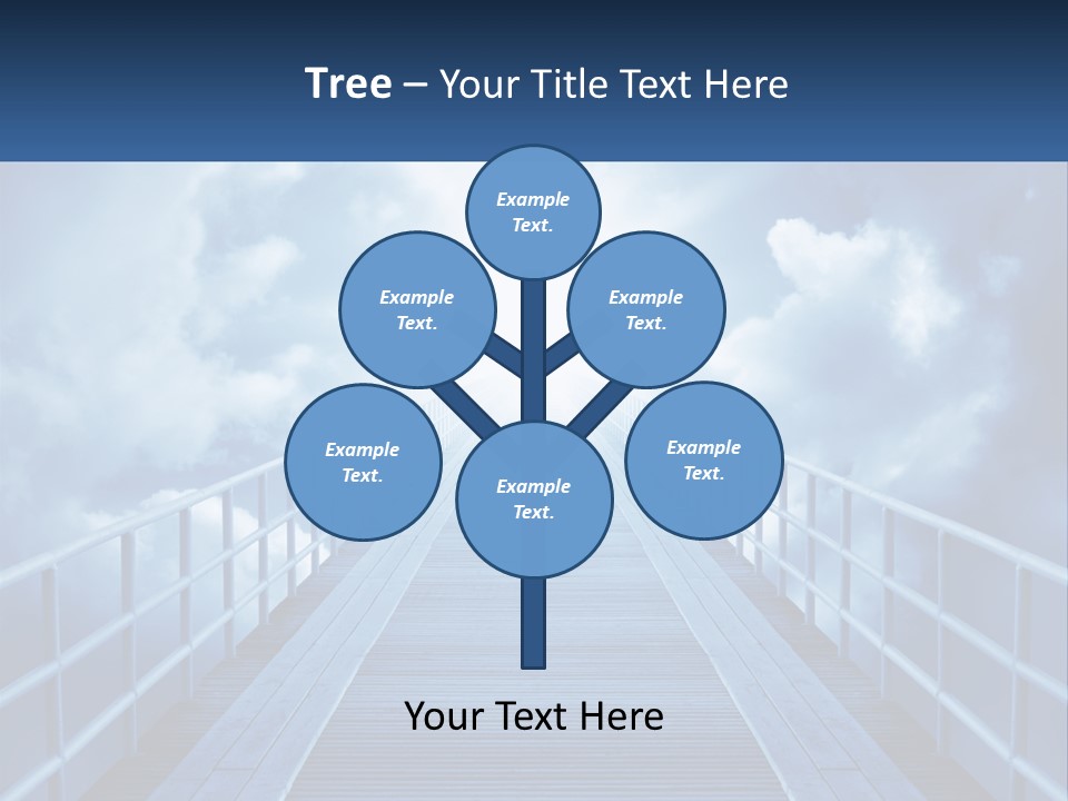 Stairway Holy Light PowerPoint Template