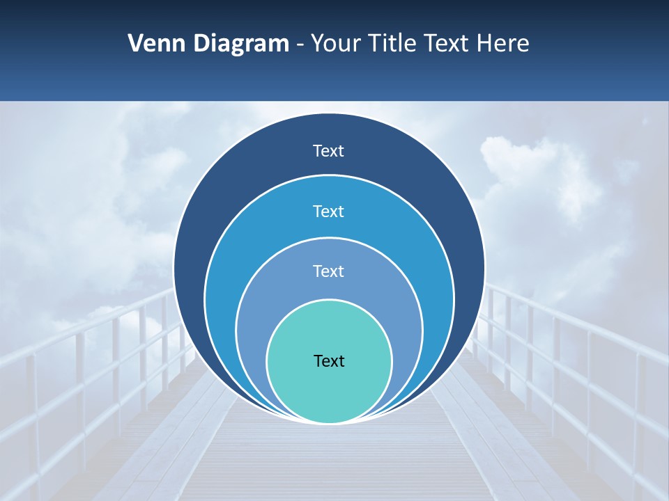 Stairway Holy Light PowerPoint Template