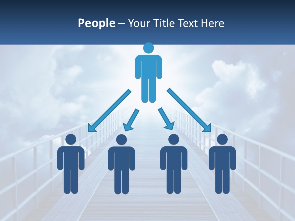 Stairway Holy Light PowerPoint Template