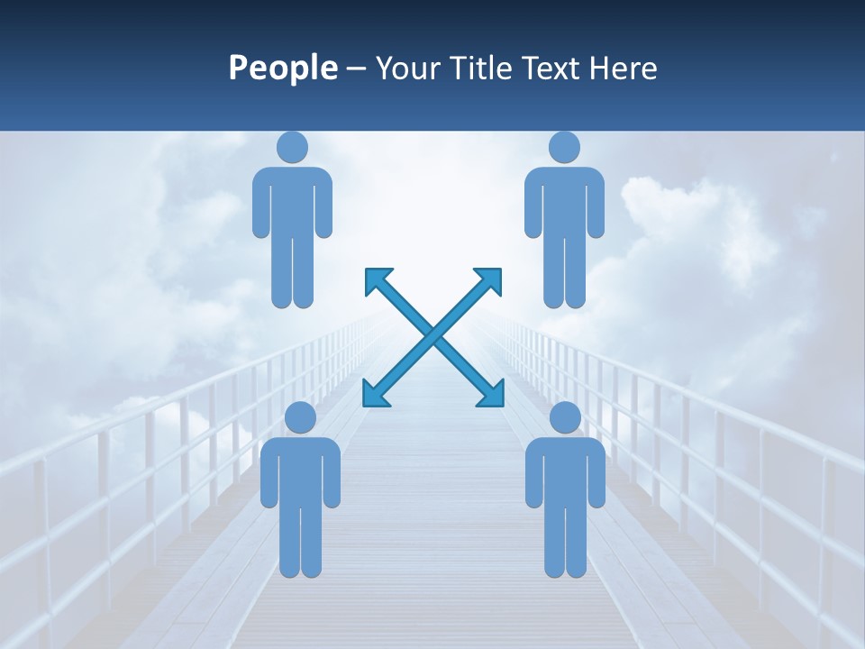 Stairway Holy Light PowerPoint Template