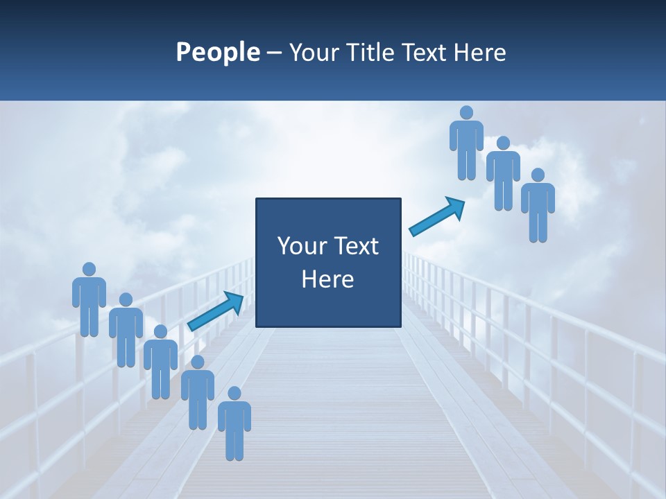 Stairway Holy Light PowerPoint Template