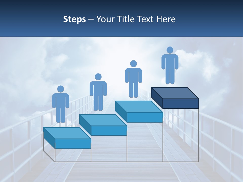 Stairway Holy Light PowerPoint Template