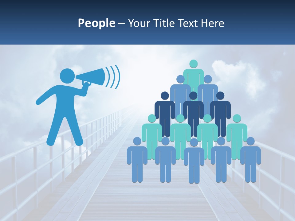 Stairway Holy Light PowerPoint Template