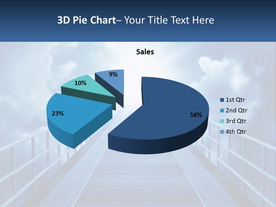 Stairway Holy Light PowerPoint Template