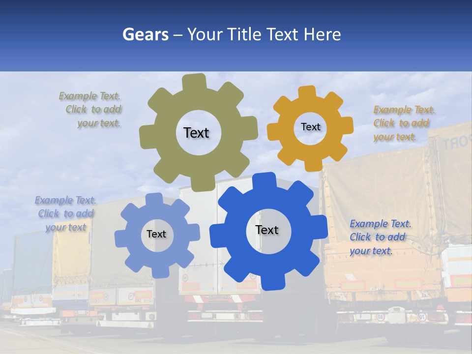 Road Tir Street PowerPoint Template