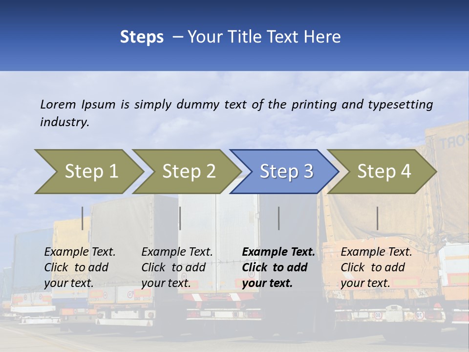 Road Tir Street PowerPoint Template