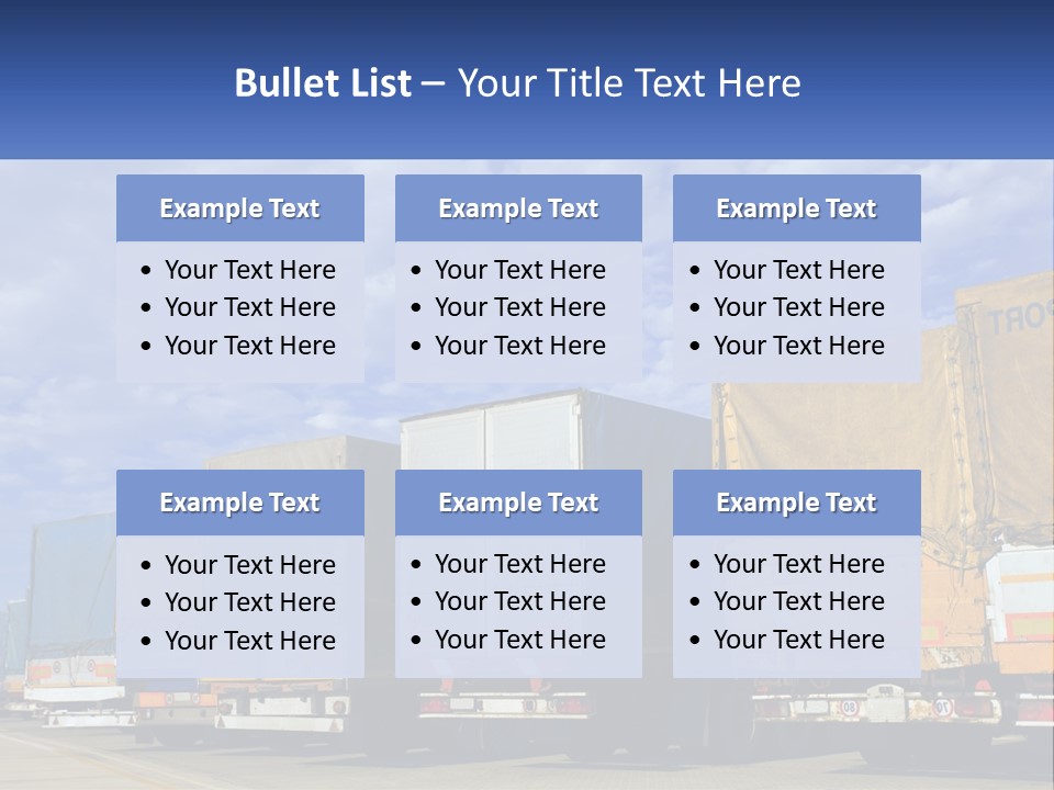 Road Tir Street PowerPoint Template