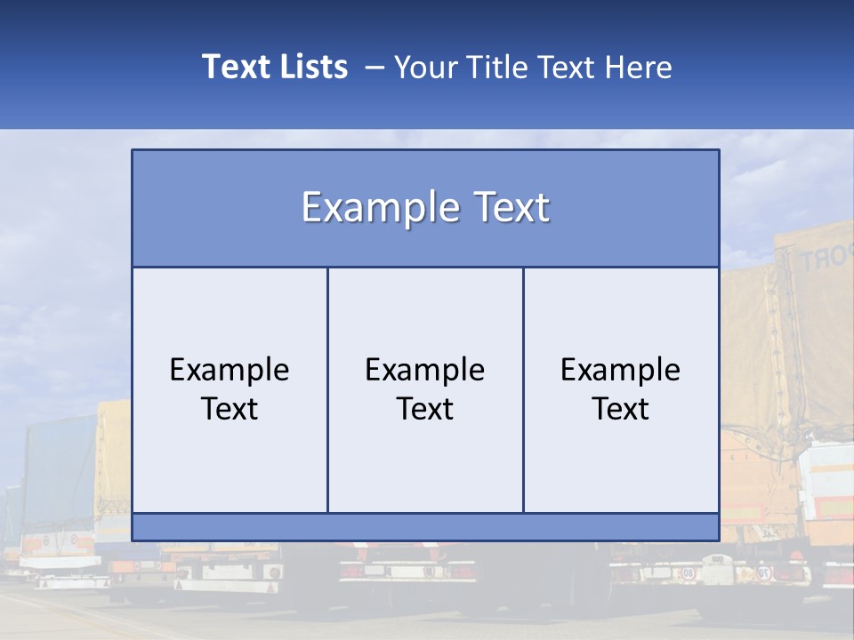 Road Tir Street PowerPoint Template