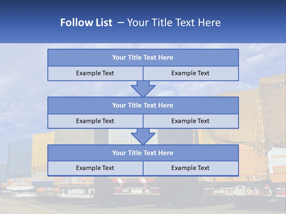 Road Tir Street PowerPoint Template