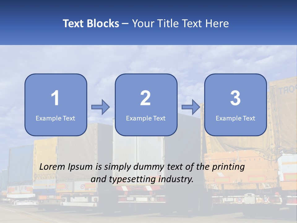 Road Tir Street PowerPoint Template