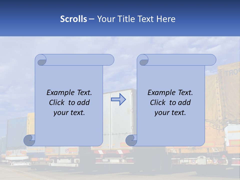 Road Tir Street PowerPoint Template