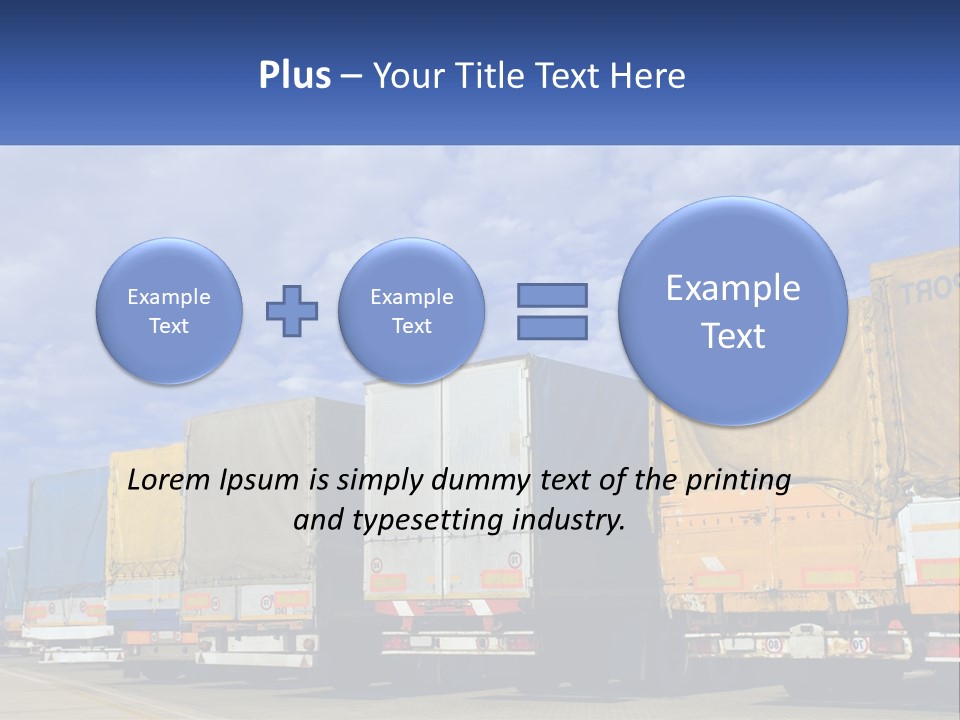 Road Tir Street PowerPoint Template