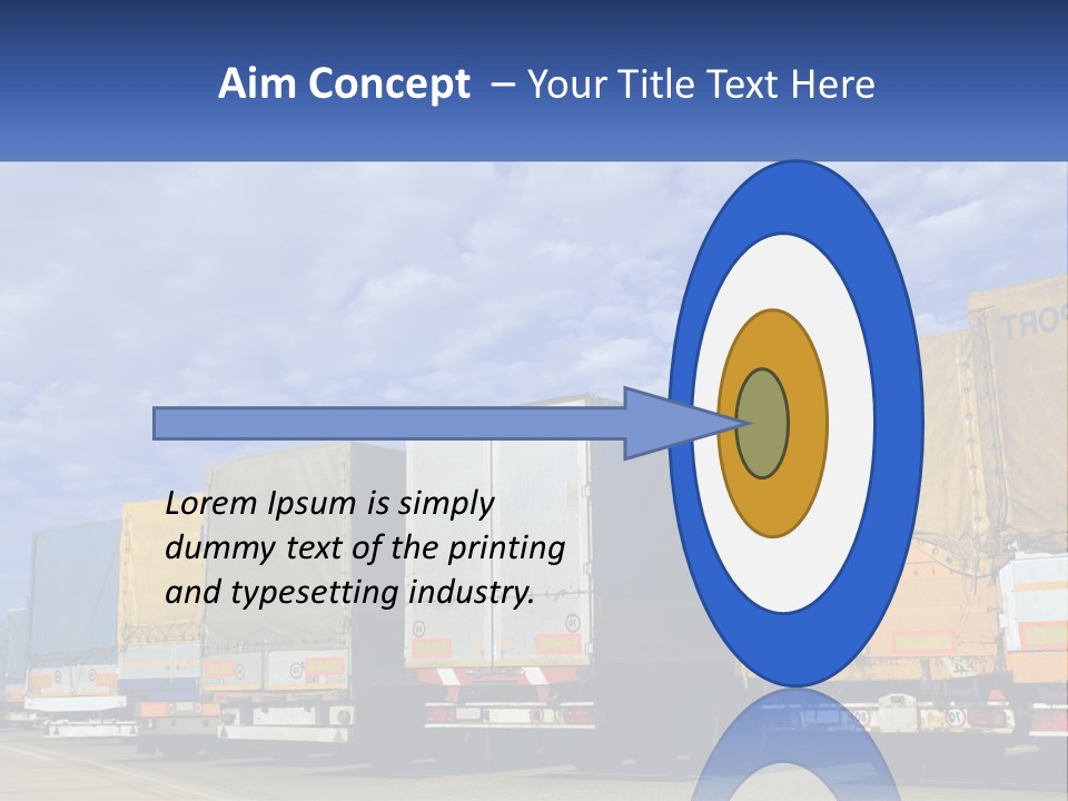 Road Tir Street PowerPoint Template