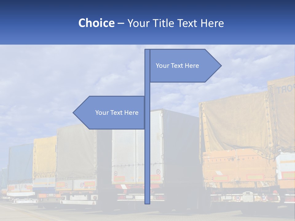 Road Tir Street PowerPoint Template