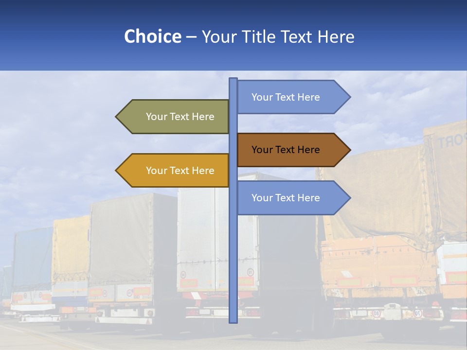 Road Tir Street PowerPoint Template