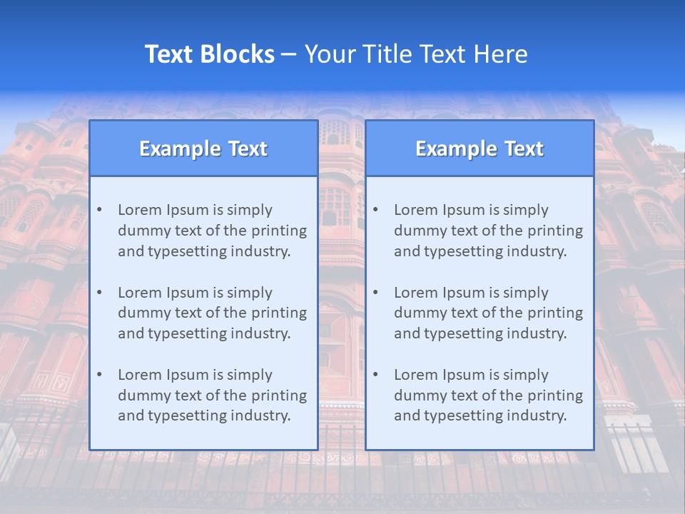 City Historical Architecture PowerPoint Template