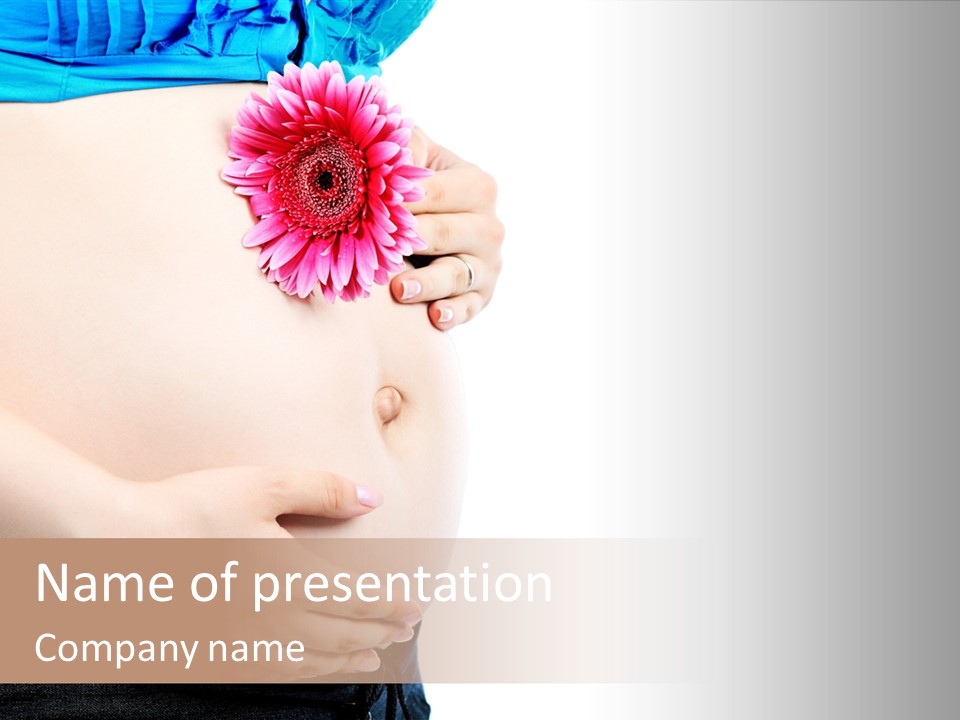 Belly Happiness Wellness PowerPoint Template