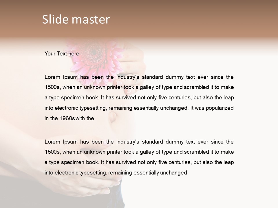 Belly Happiness Wellness PowerPoint Template