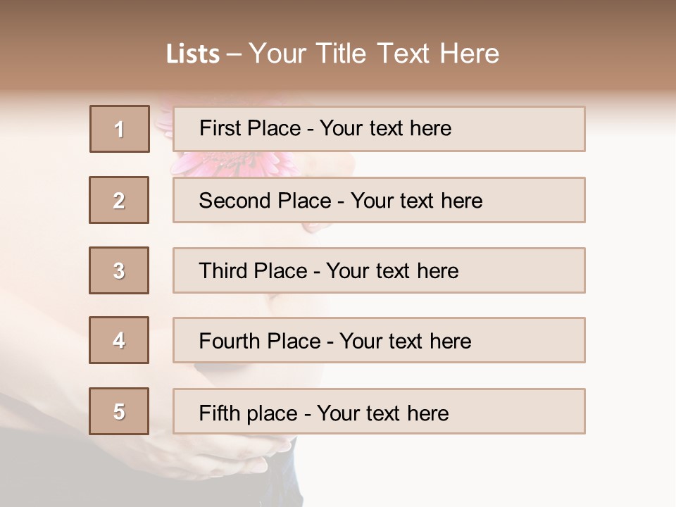 Belly Happiness Wellness PowerPoint Template