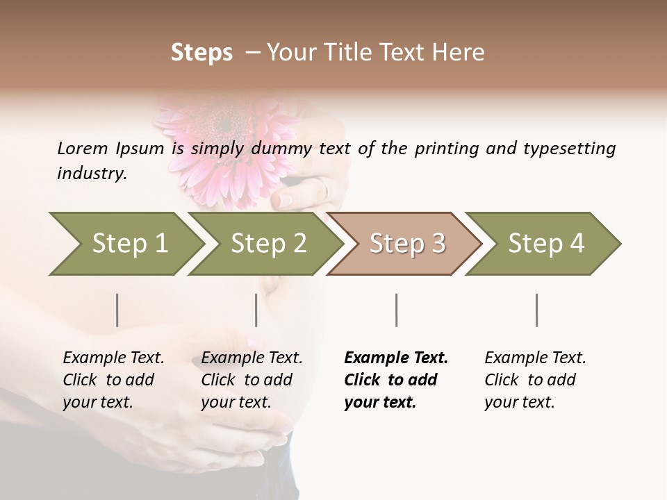 Belly Happiness Wellness PowerPoint Template