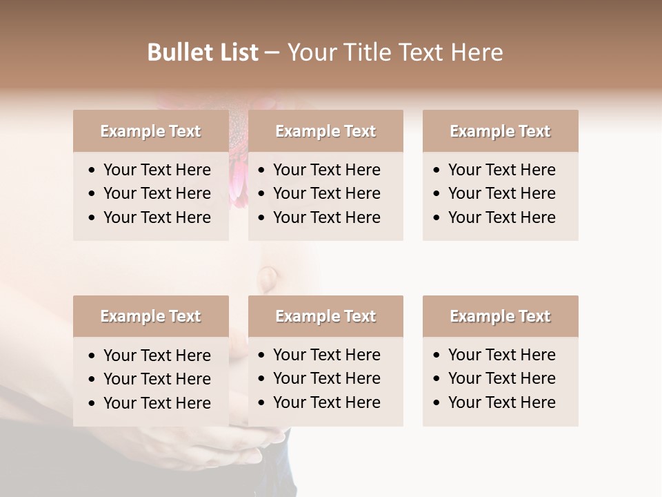 Belly Happiness Wellness PowerPoint Template