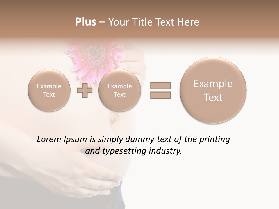 Belly Happiness Wellness PowerPoint Template