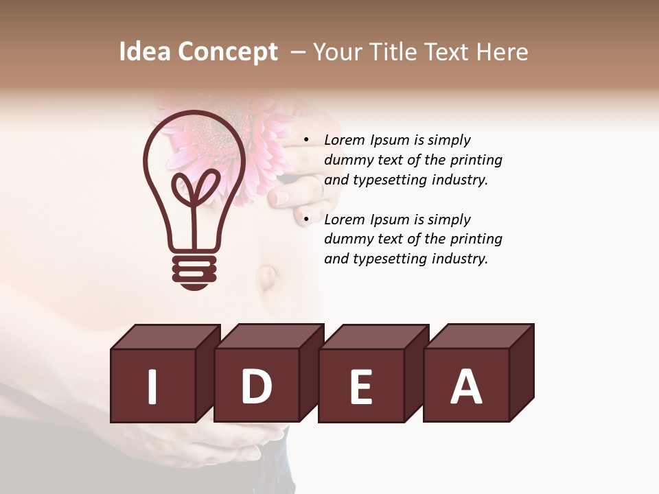 Belly Happiness Wellness PowerPoint Template