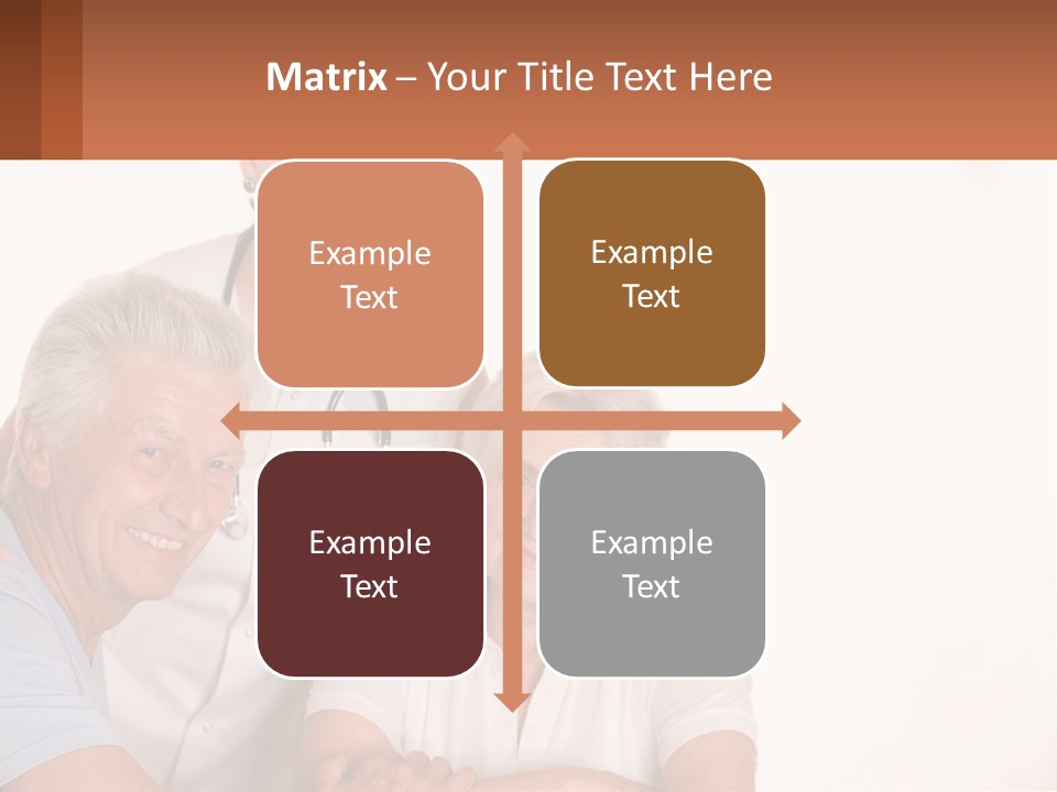Occupation Exam Senior PowerPoint Template