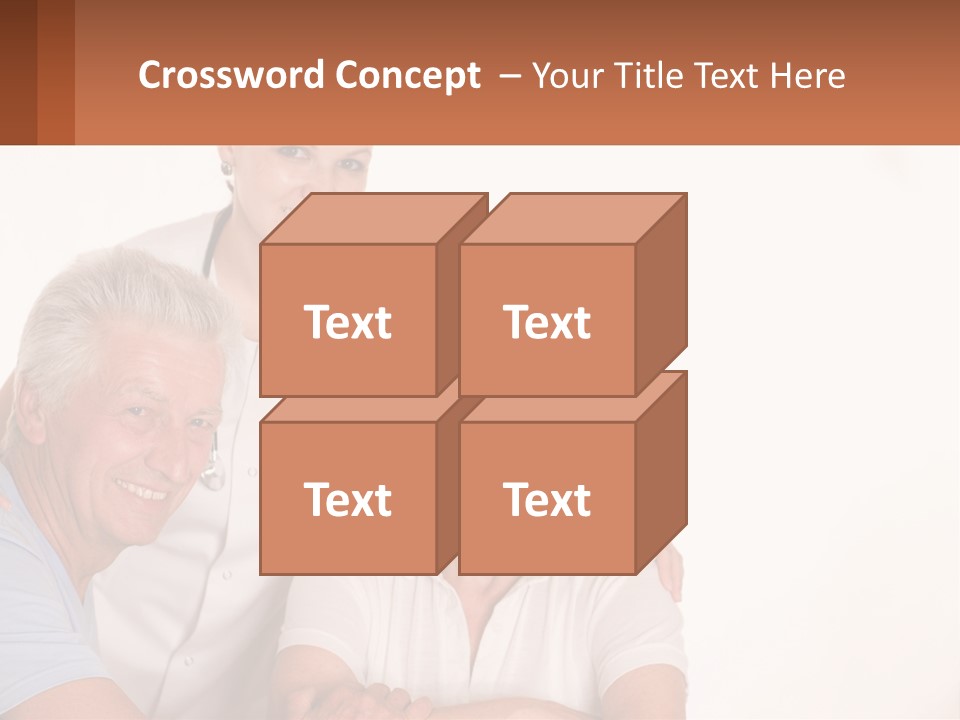 Occupation Exam Senior PowerPoint Template