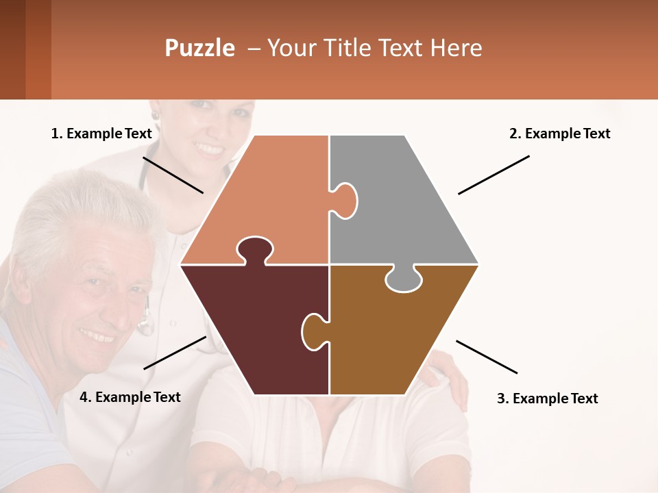 Occupation Exam Senior PowerPoint Template