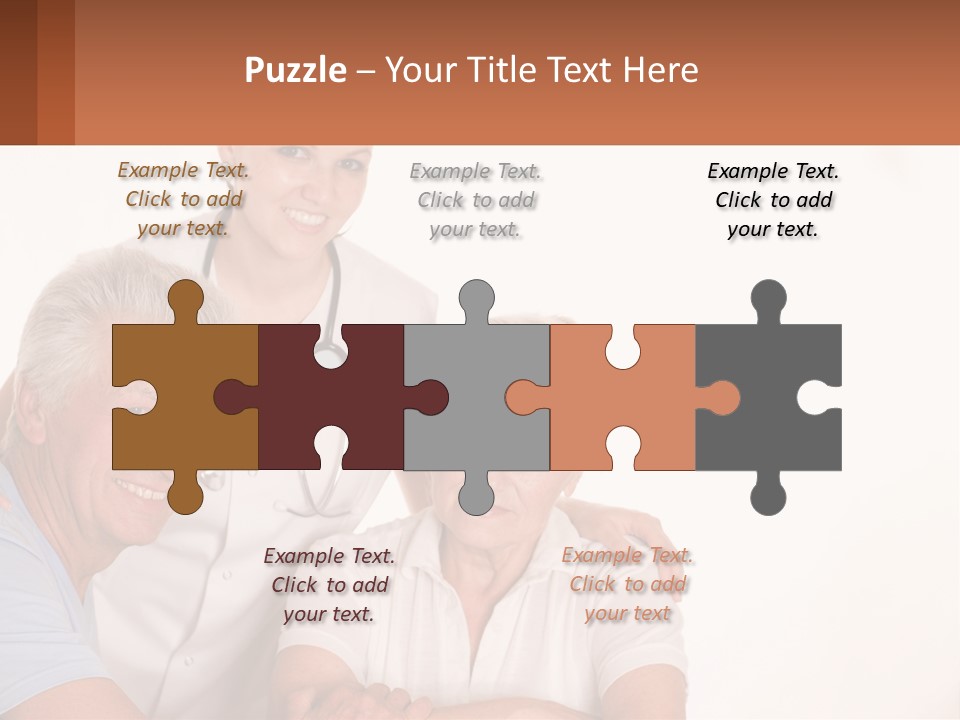 Occupation Exam Senior PowerPoint Template