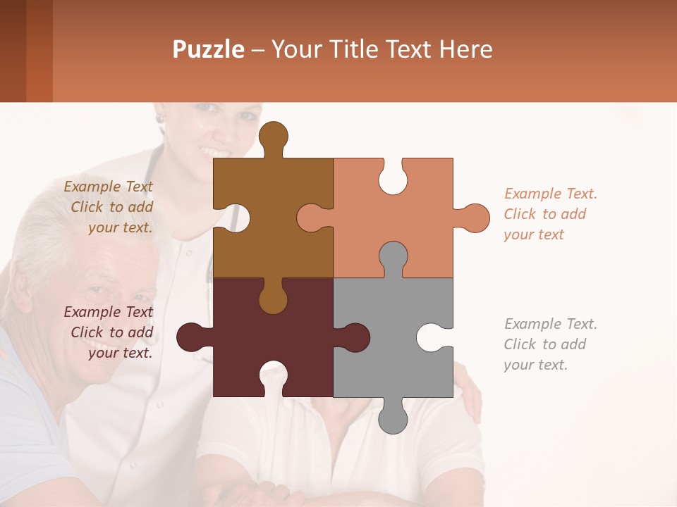 Occupation Exam Senior PowerPoint Template