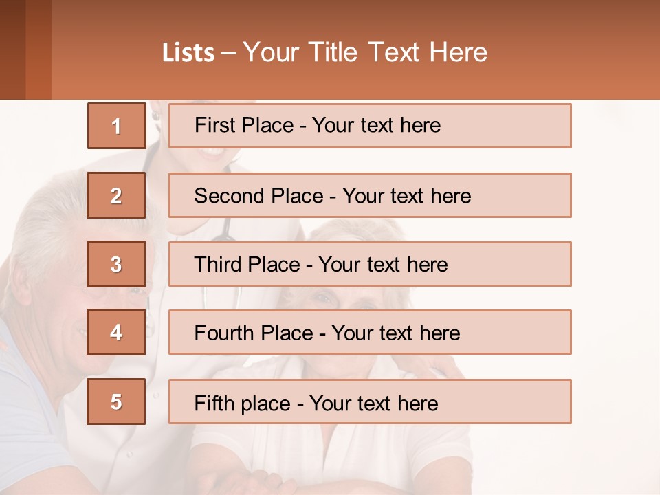 Occupation Exam Senior PowerPoint Template