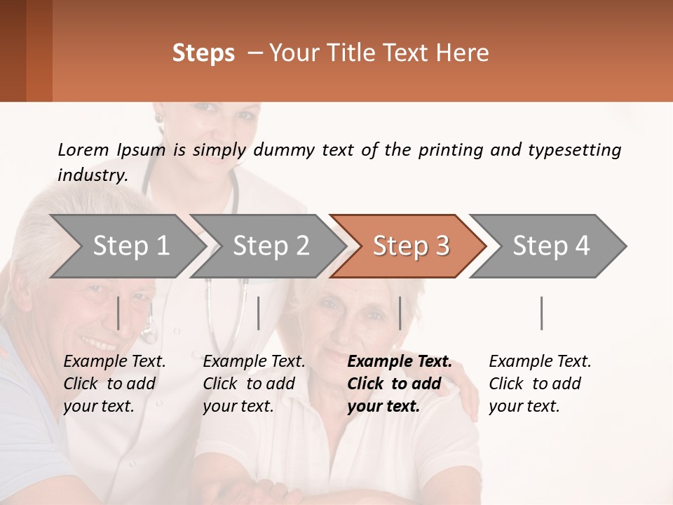 Occupation Exam Senior PowerPoint Template