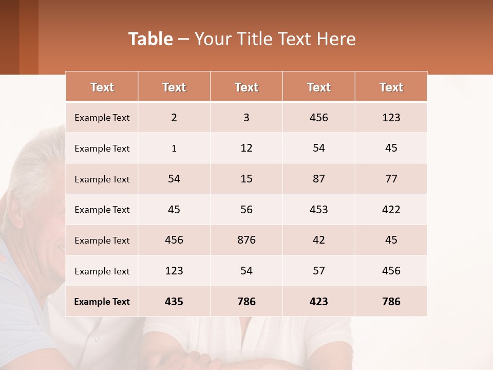 Occupation Exam Senior PowerPoint Template