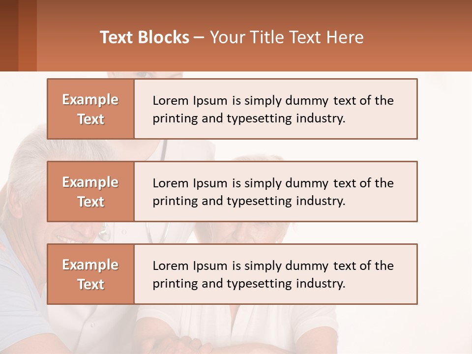 Occupation Exam Senior PowerPoint Template